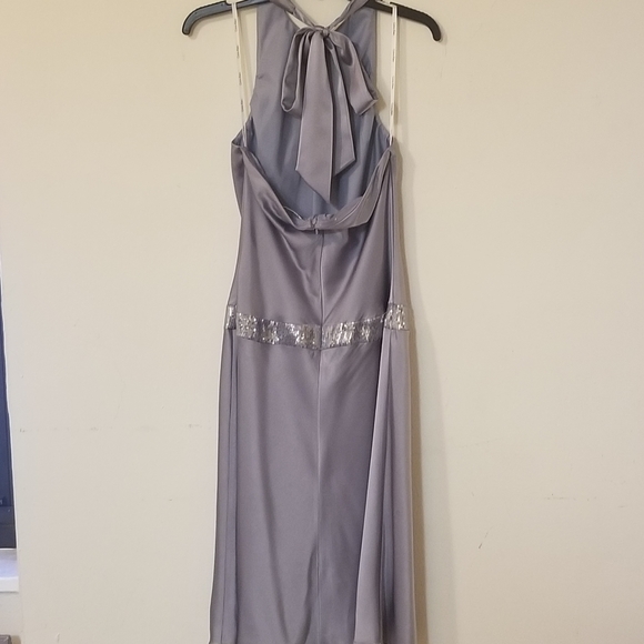 Calvin Klein Silver Halter Dress - Picture 5 of 11